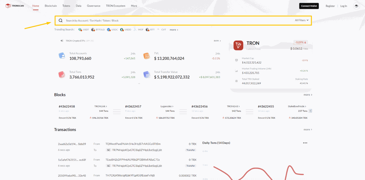 TRONSCAN A User s Guide To TRONSCAN Blockchain Explorer 2023 BTA Guru